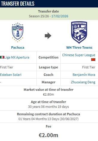 开云在线开户平台-德转：武汉三镇新援卡迪斯的转会费为200万欧